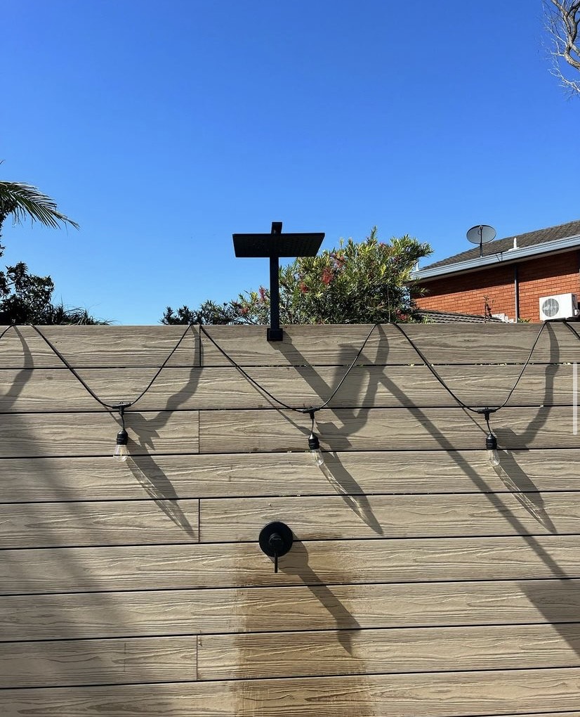 Outdoor shower in the eastern suburbs of sydney